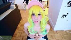 Lucoa From Dragon Maid Impatient Point of view Breastjob