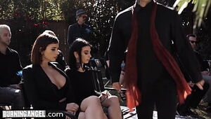 BurningAngel Marley Brinx Tempts A DILF Into Porking Her During His Wife's Burial