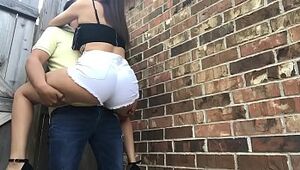 Tinder dame With Thick Caboose gives me a Public Blow-job - Lexi Aaane