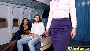 Flight attendant Nikki pummels passenger